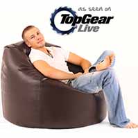 Faux Leather Large Bean Bag Chair
